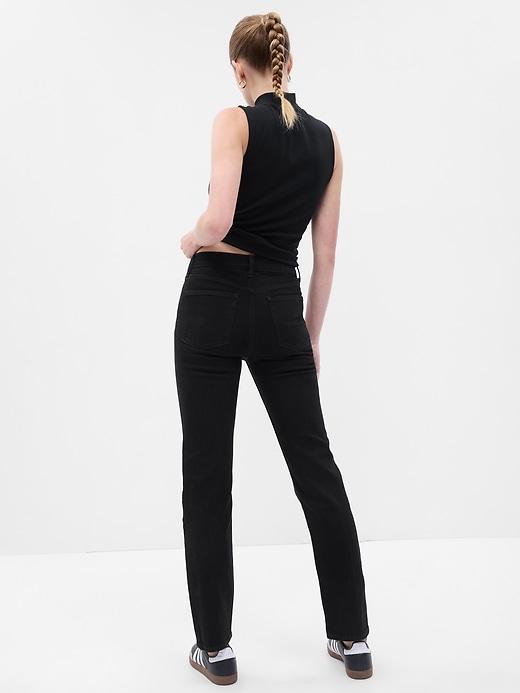 High Rise Cuffed '90s Straight Jeans Product Image