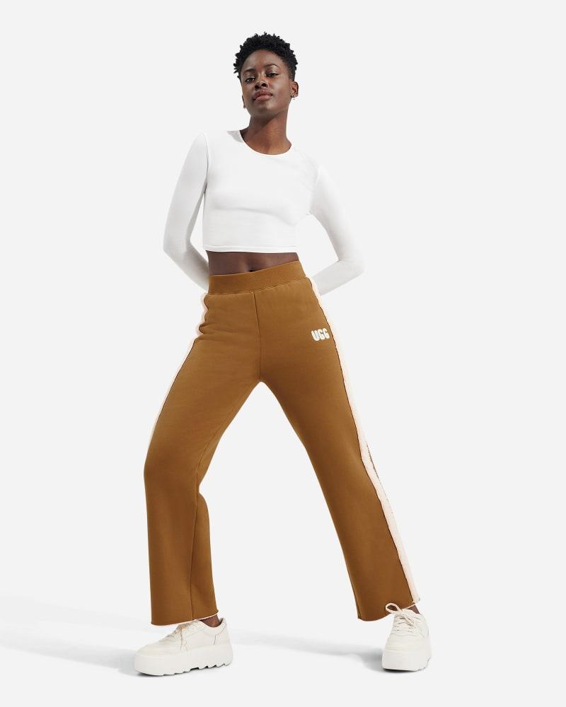 UGG Womens UGG Myah Fluff Fleece Pants - Womens Chestnut Product Image