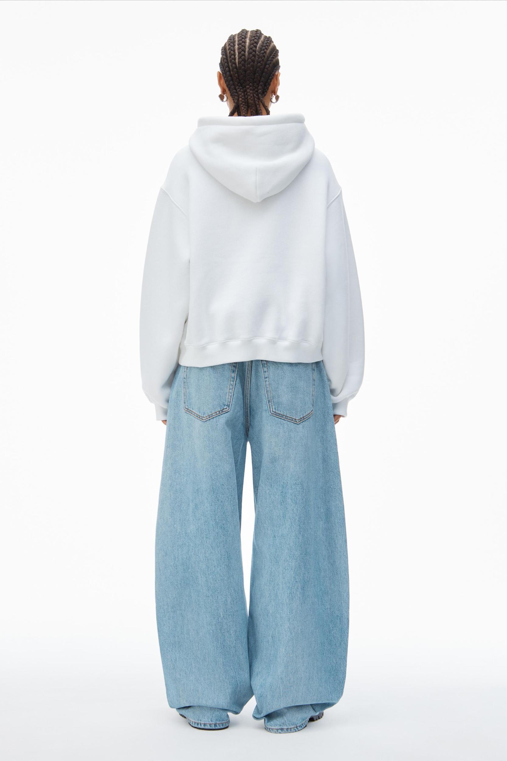 Puff Logo Hoodie In Structured Terry Product Image