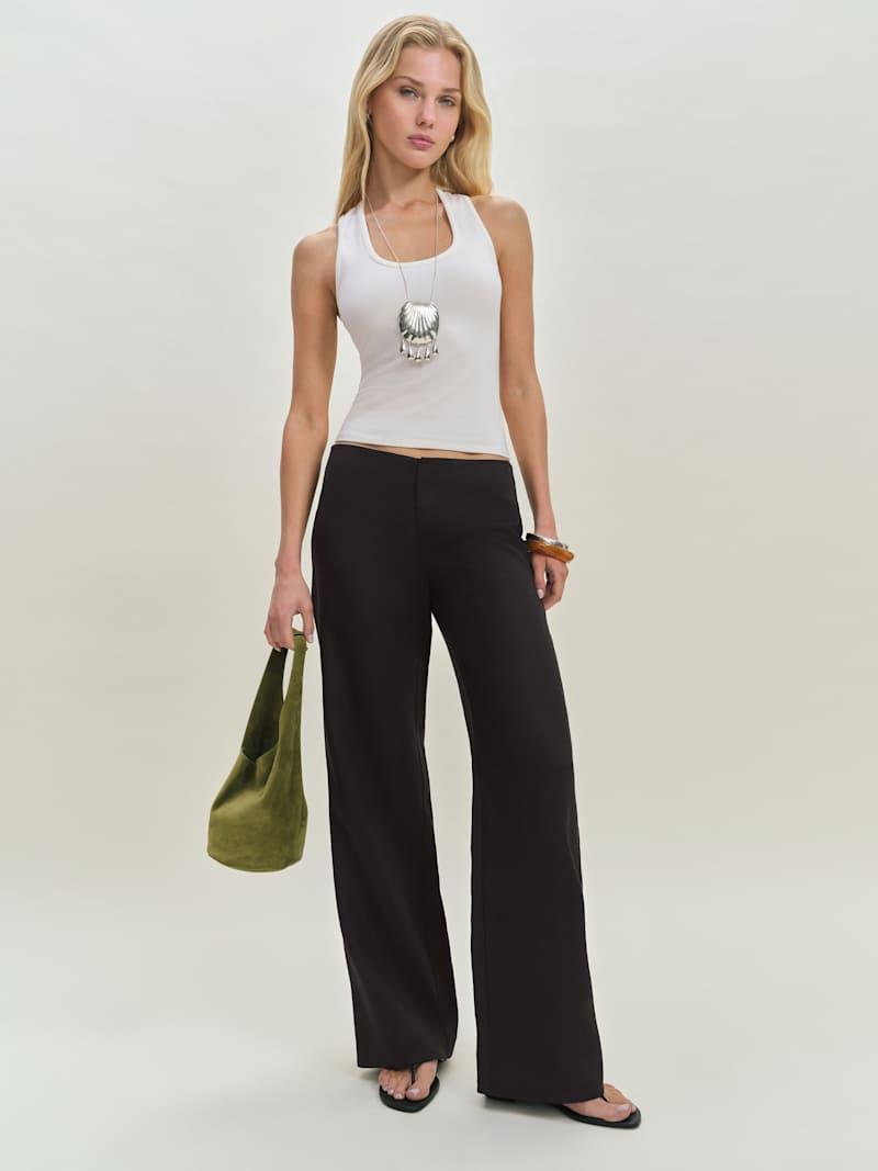 Vida Linen Low Rise Pant Product Image