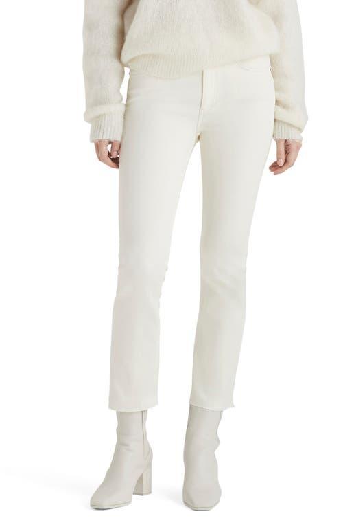 rag & bone Peyton High Rise Ankle Bootcut Jeans in Ecru Product Image