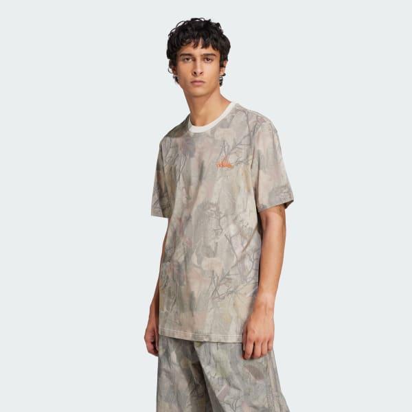adidas Camo Tee Black 2XL Mens Product Image