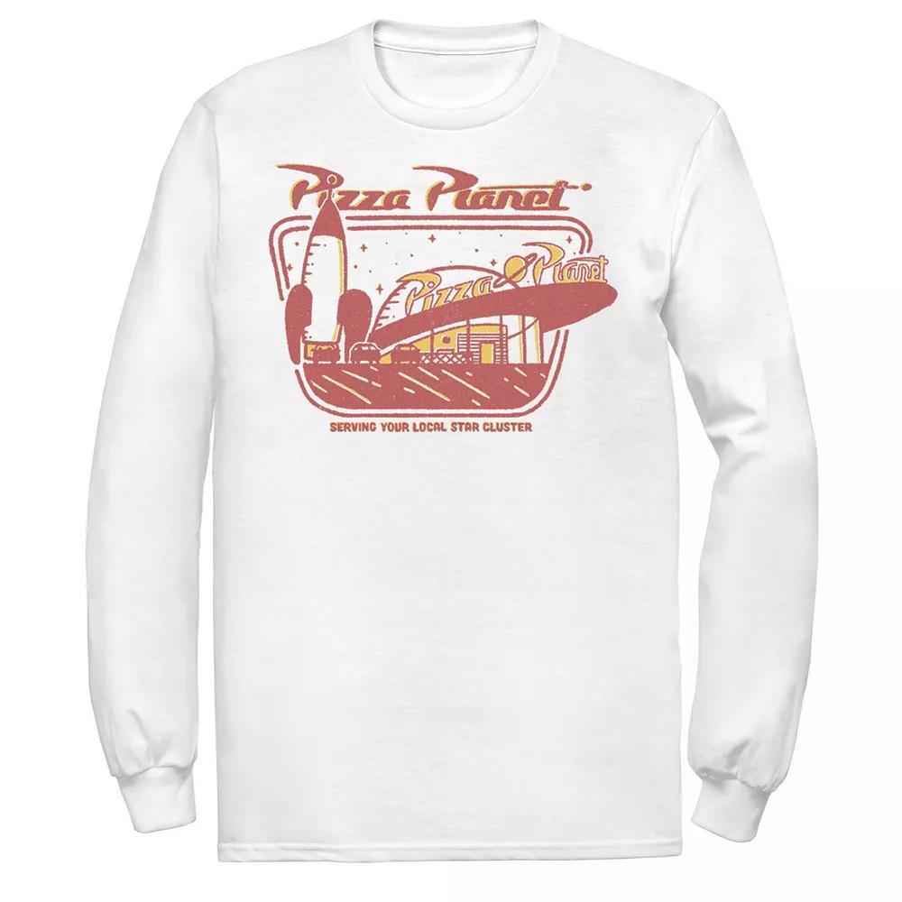 Men's Disney / Pixar Toy Story Pizza Planet Stamp Tee, Size: Large, White Product Image