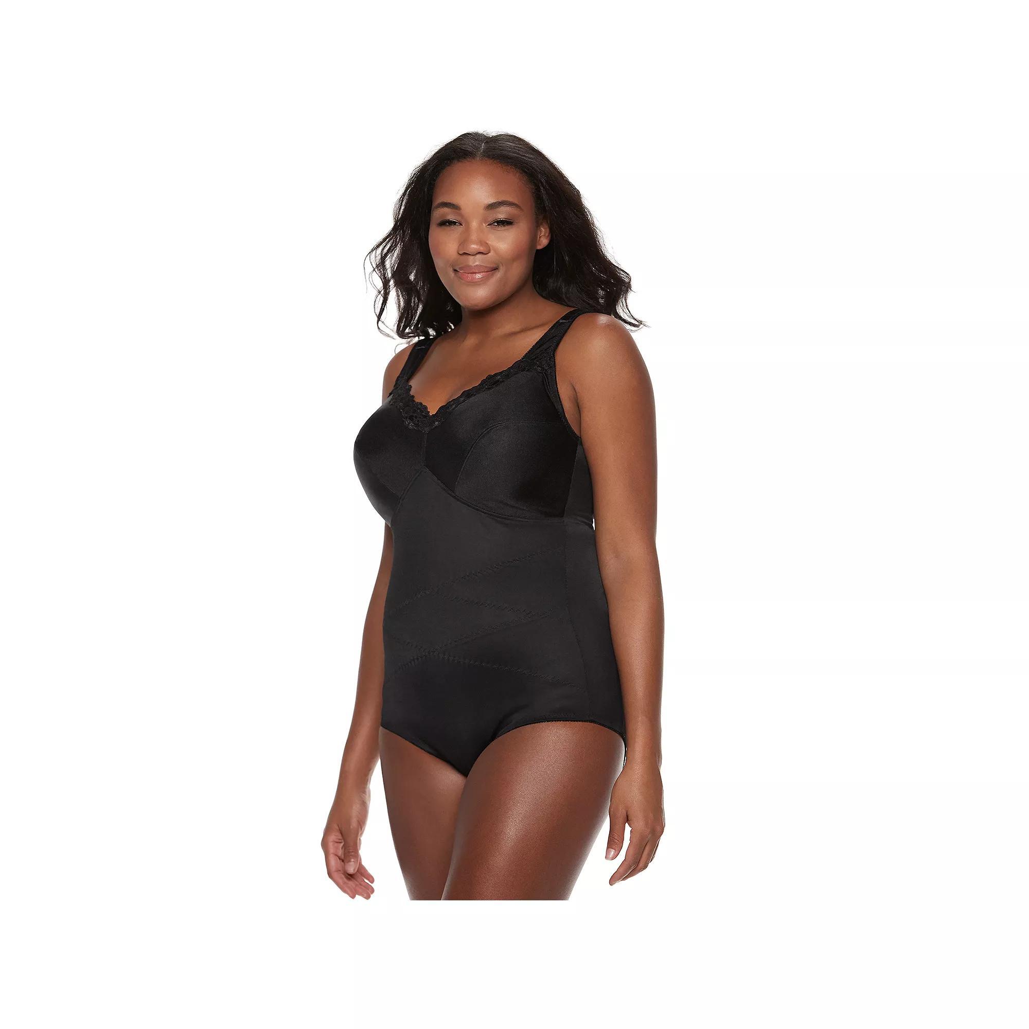 Plus Size Lunaire Firm Control Body Briefer 3450KX, Women's, Size: 36 D, Black Product Image