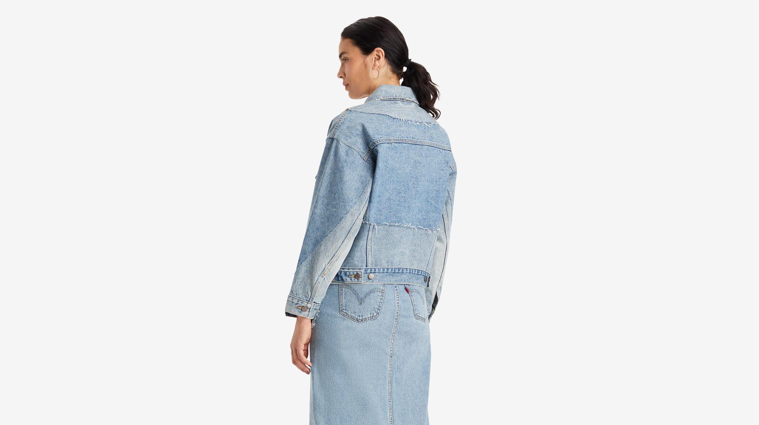 90s Repaired Trucker Jacket Product Image