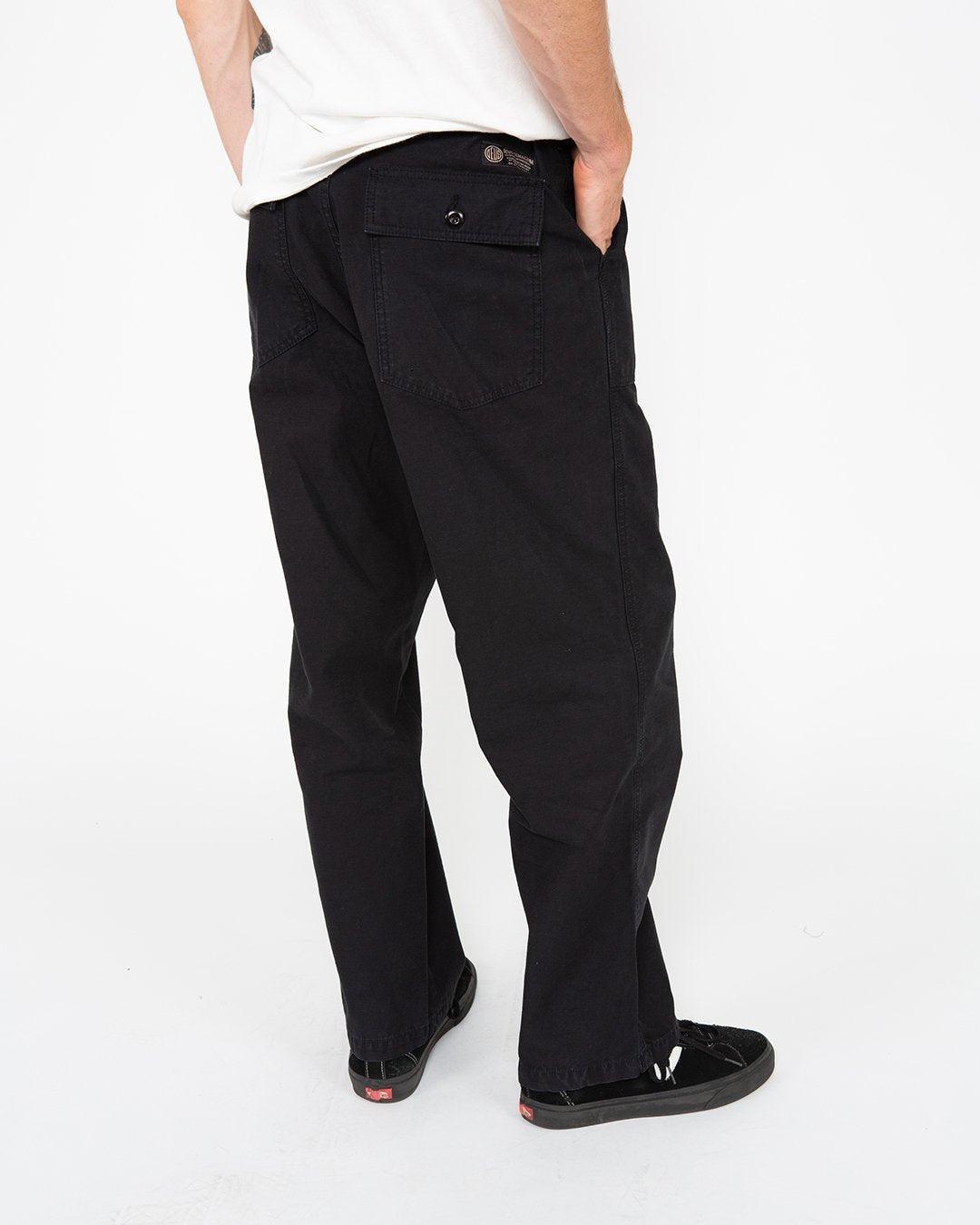 Harris Cropped Fatigue Pant - Black Product Image