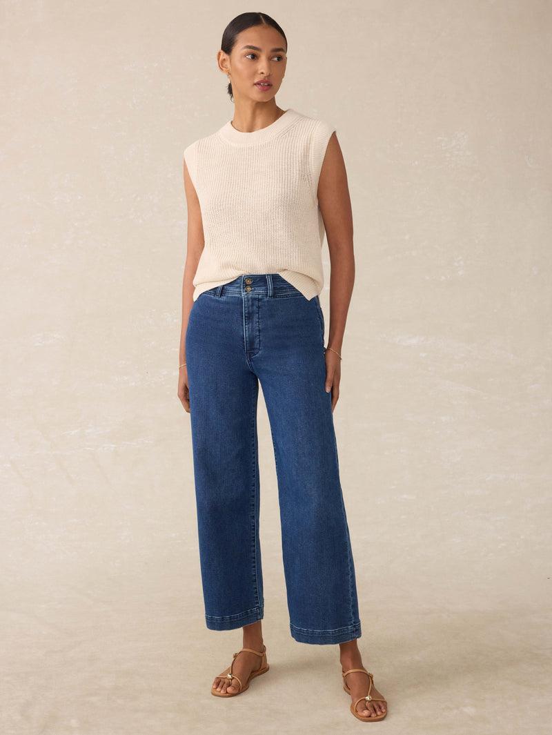 Stretch Terry Harbor Ankle Pant - Creekstone Wash Product Image