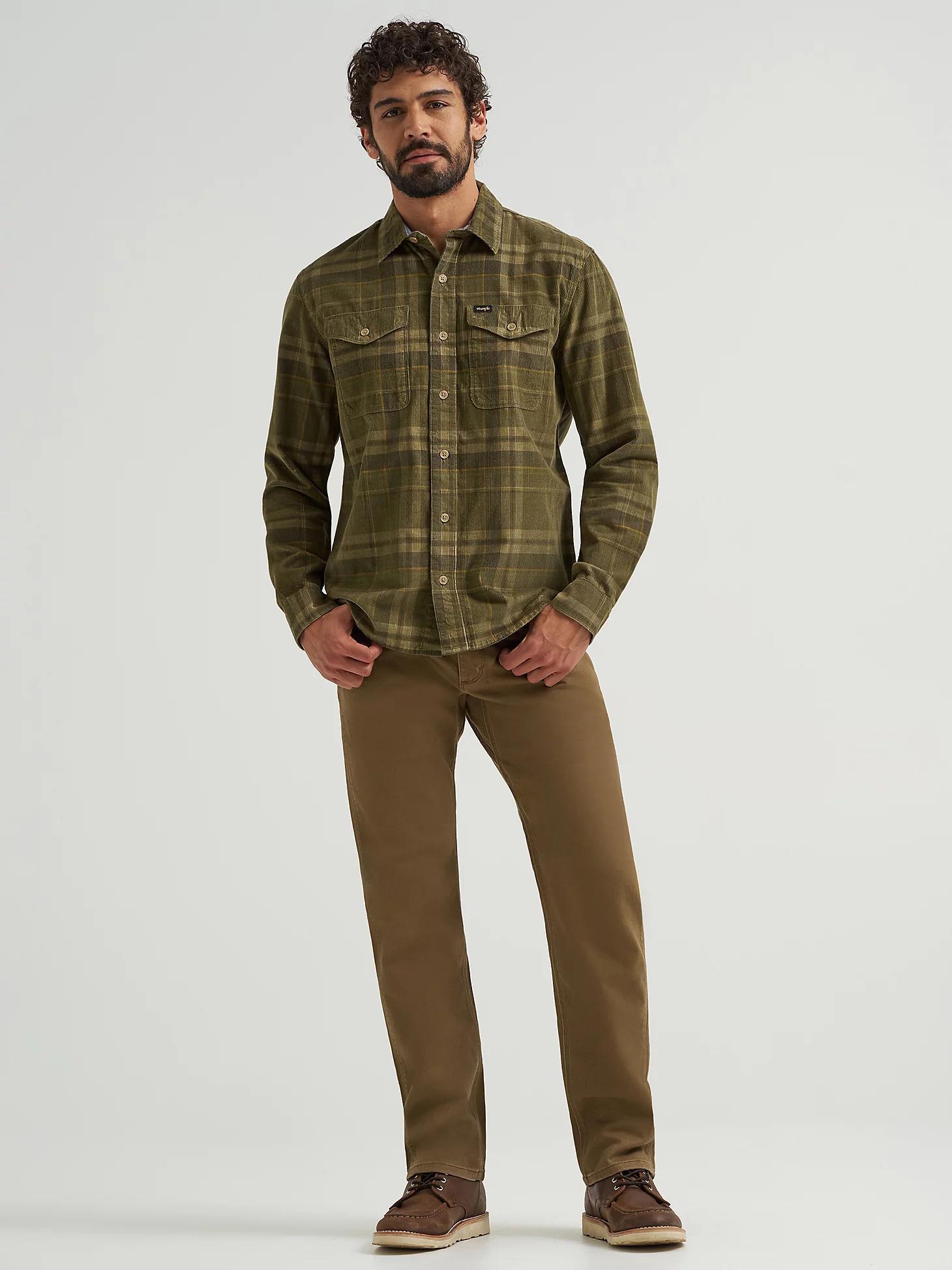 Men's Corduroy Shirt | Men's SHIRTS | Wrangler® Product Image