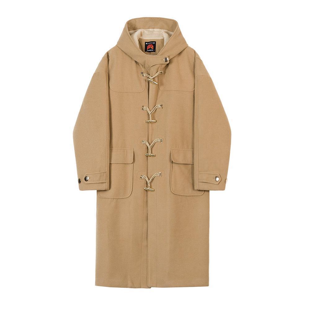 RT No. 3469 HOODED WOOLEN DUFFEL COAT JK Product Image