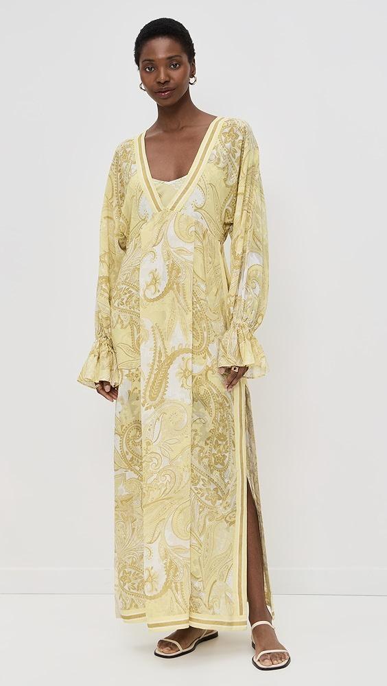 Hemant and Nandita Kaftan with Printed Slip Dress | Shopbop Product Image