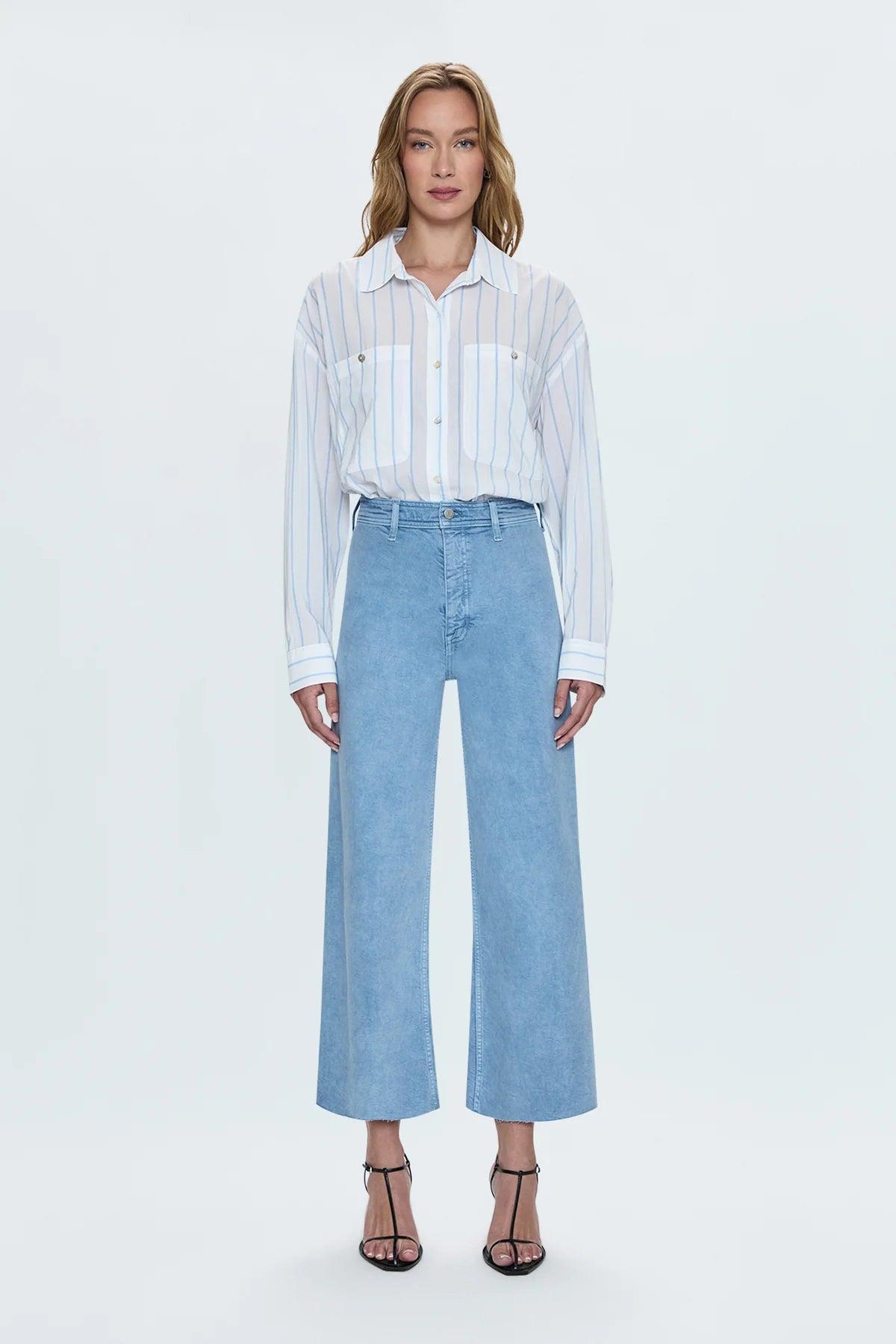 Penny High Rise Wide - Frost Product Image