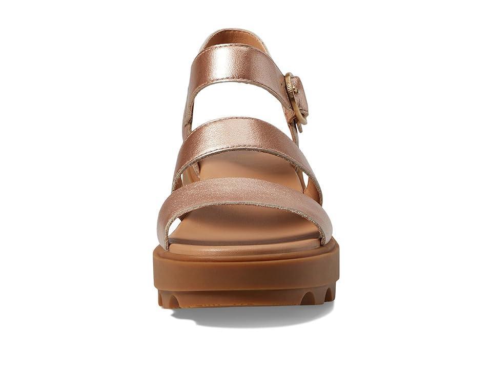 SOREL Joanie Heel Ankle Strap (Warm Gold/Gum 2) Women's Shoes Product Image