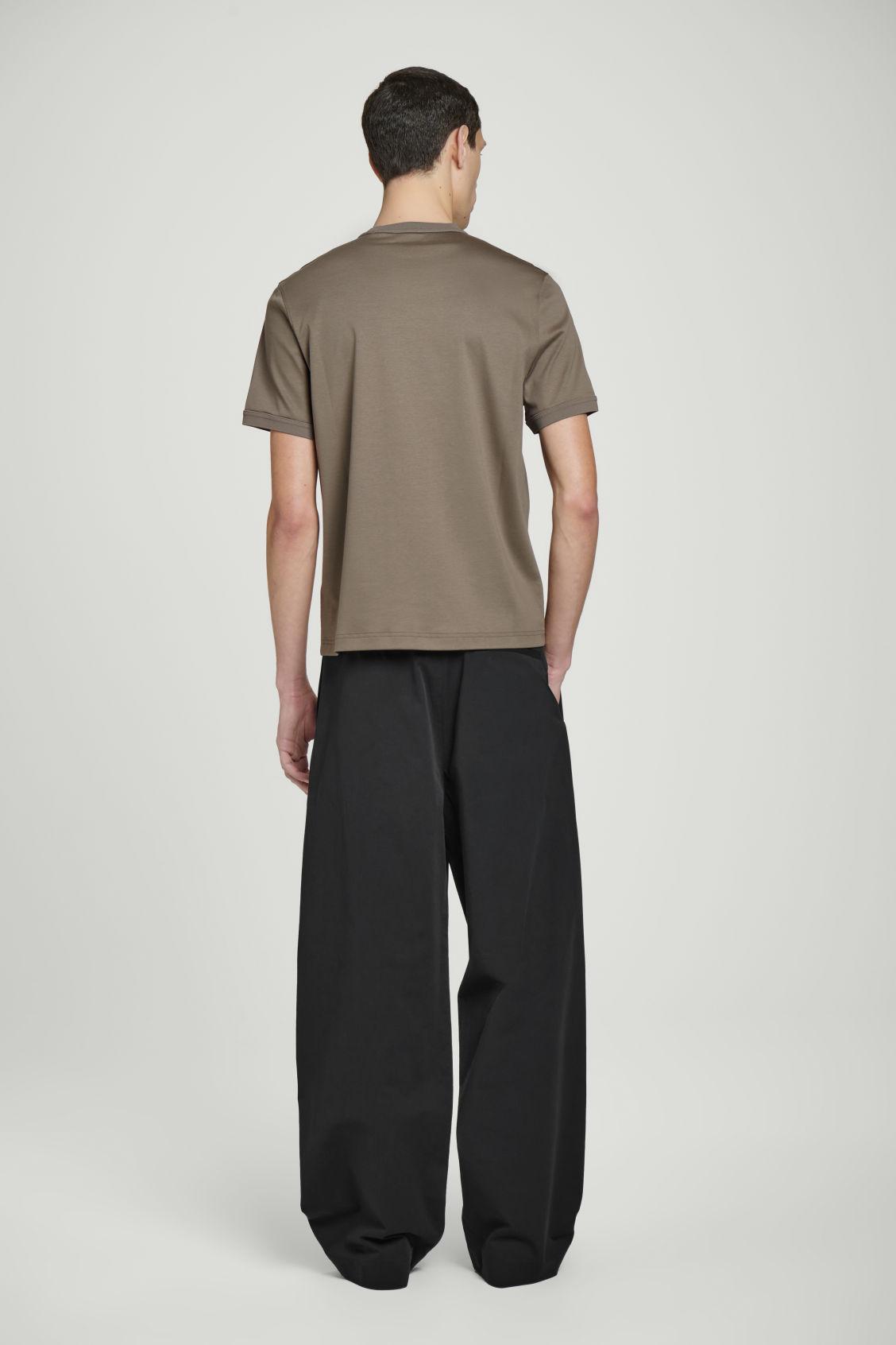 REGULAR-FIT MERCERIZED-COTTON T-SHIRT Product Image