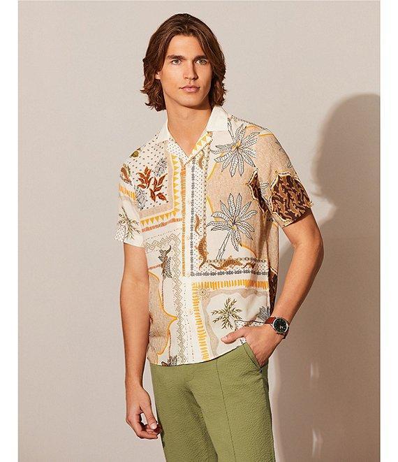 Murano Crocodile World Collection Alex Pintuck Seersucker Dress Pants Product Image