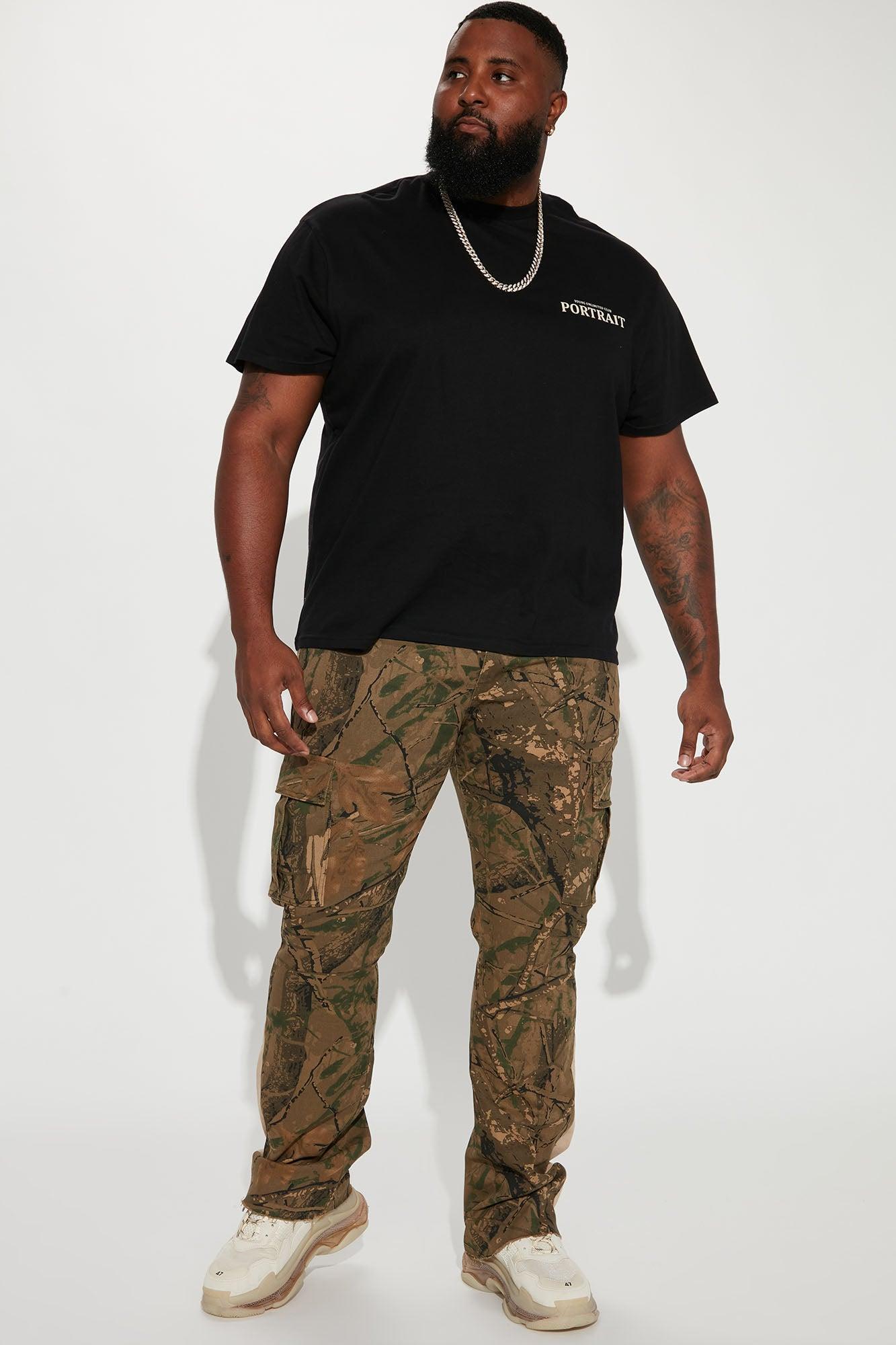 On The Hunt Skinny Flared Cargo Pants - Camouflage Product Image