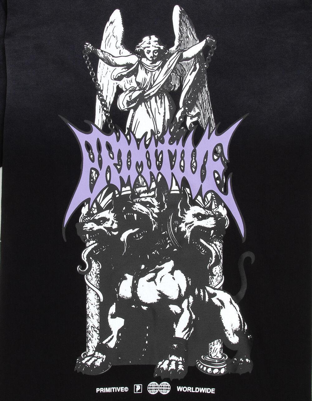 PRIMITIVE Defend Mens Heavyweight Tee - BLACK Product Image