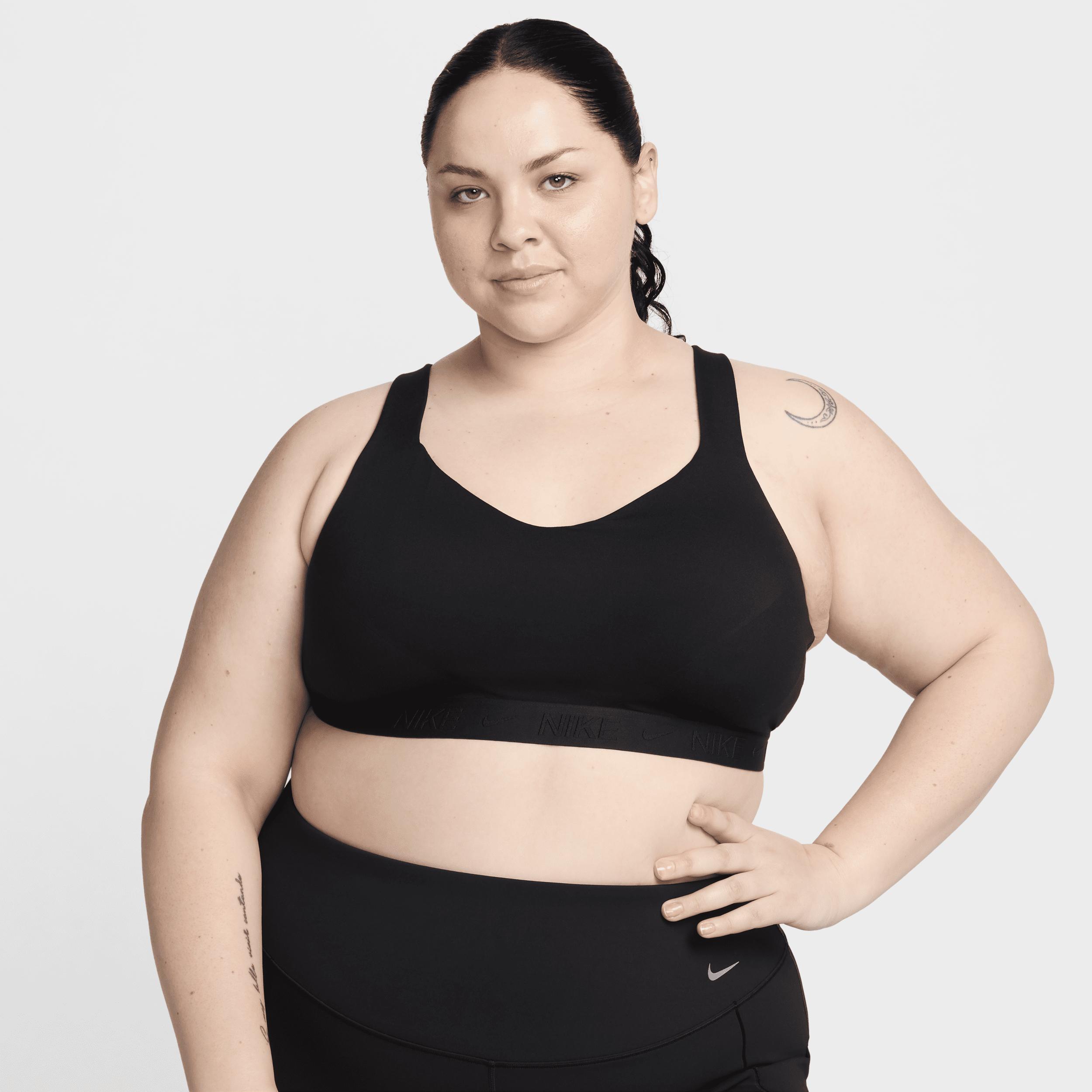 Plus Size Nike Indy High Support Padded Sports Bra, Women's, Size: 2XL, Black Product Image