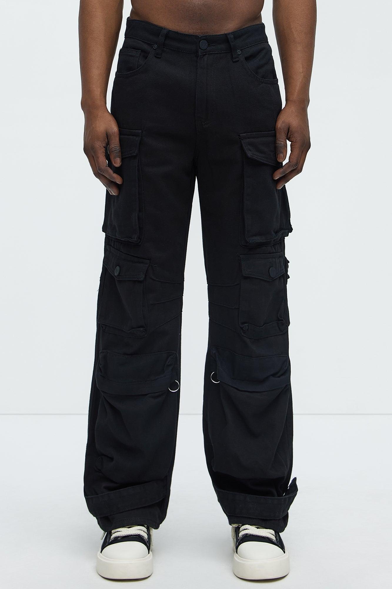 Baggy We Gotta Go Cargo Jeans - Black Product Image