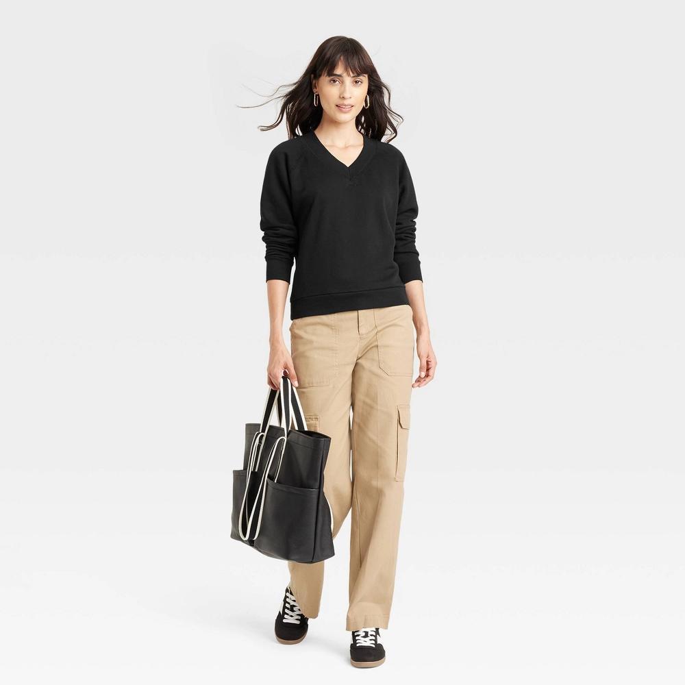 Womens Sweatshirt - Universal Thread Black Product Image