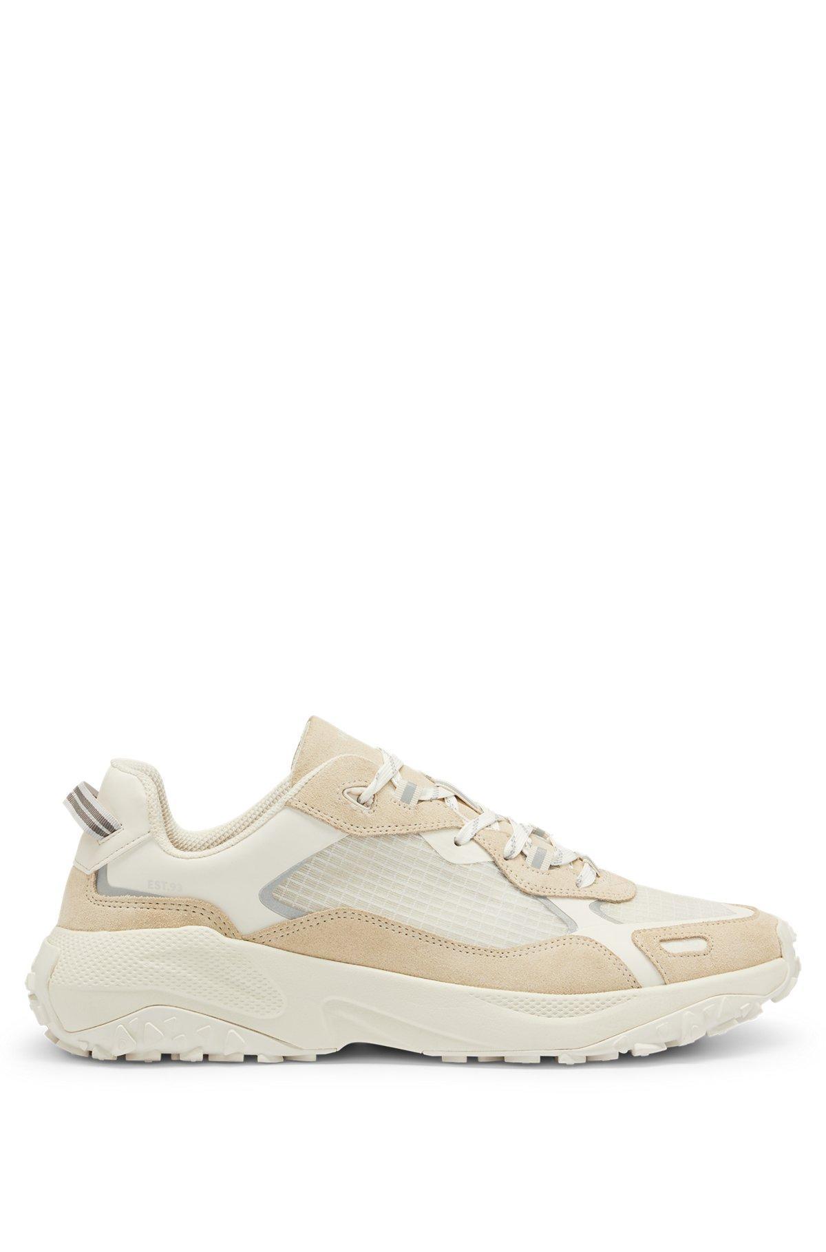 Mixed-material trainers with ripstop mesh Product Image