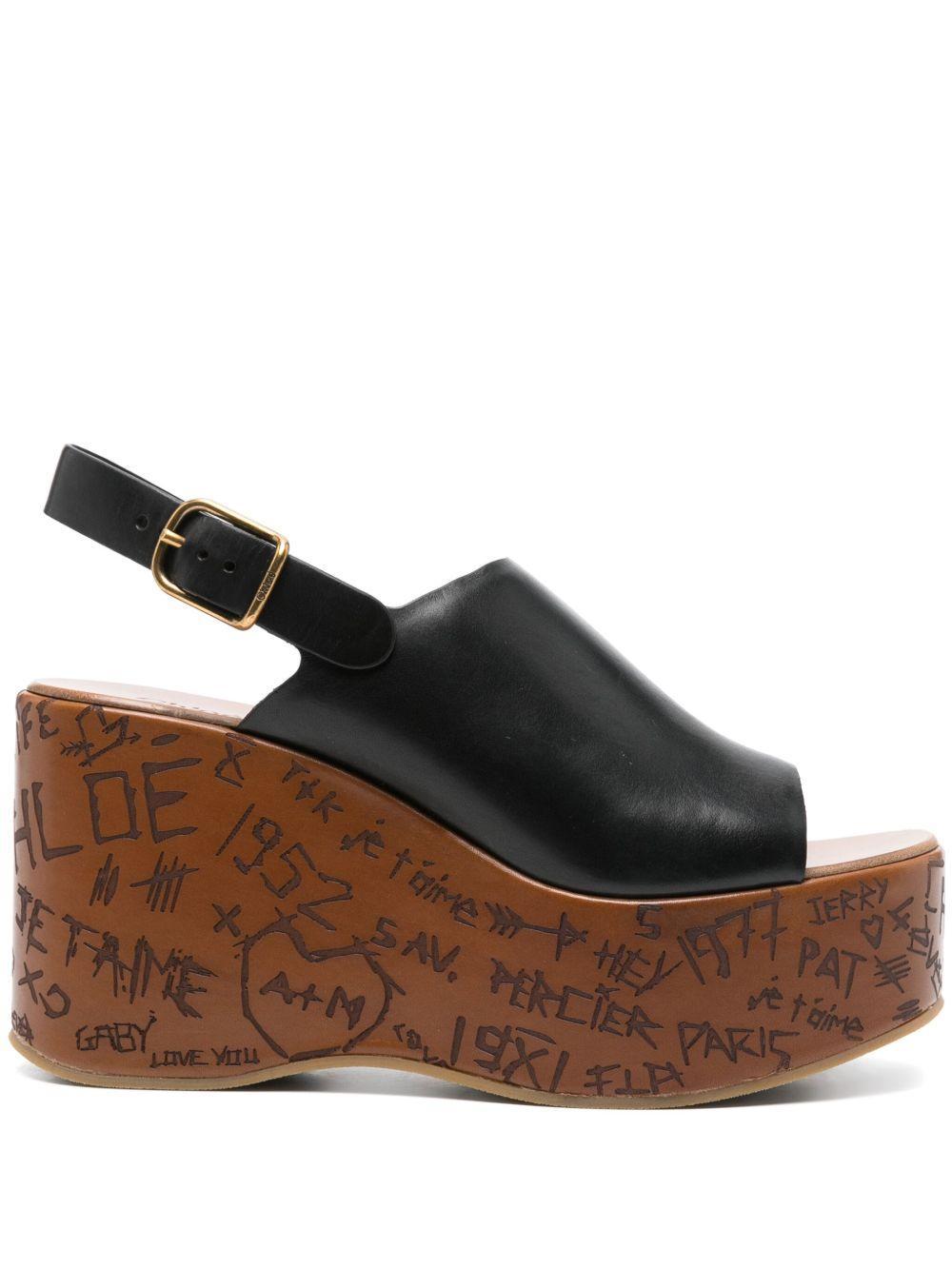 80mm Maxime wedge sandals Product Image
