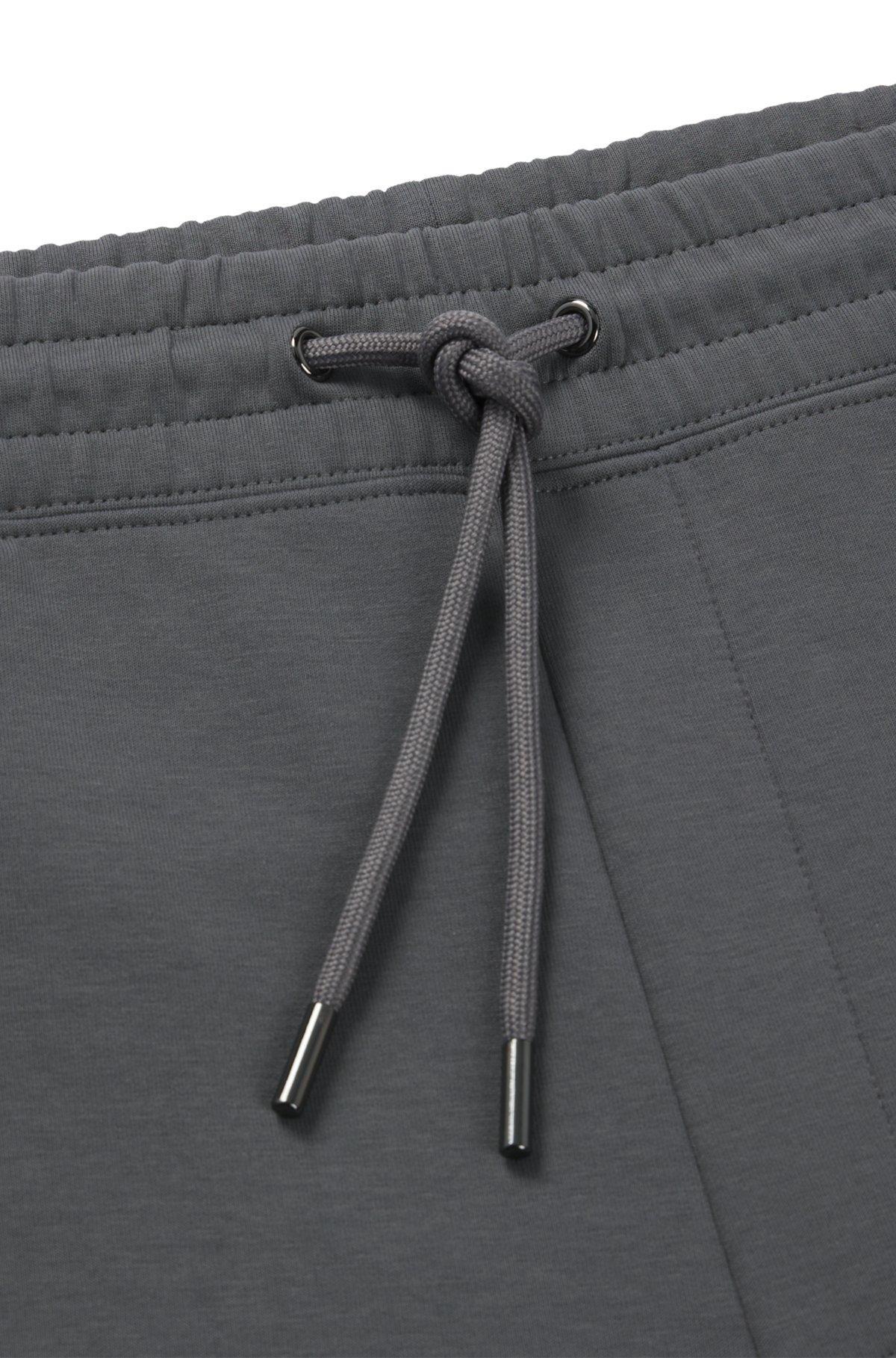 Cotton tracksuit bottoms with stacked logo Product Image