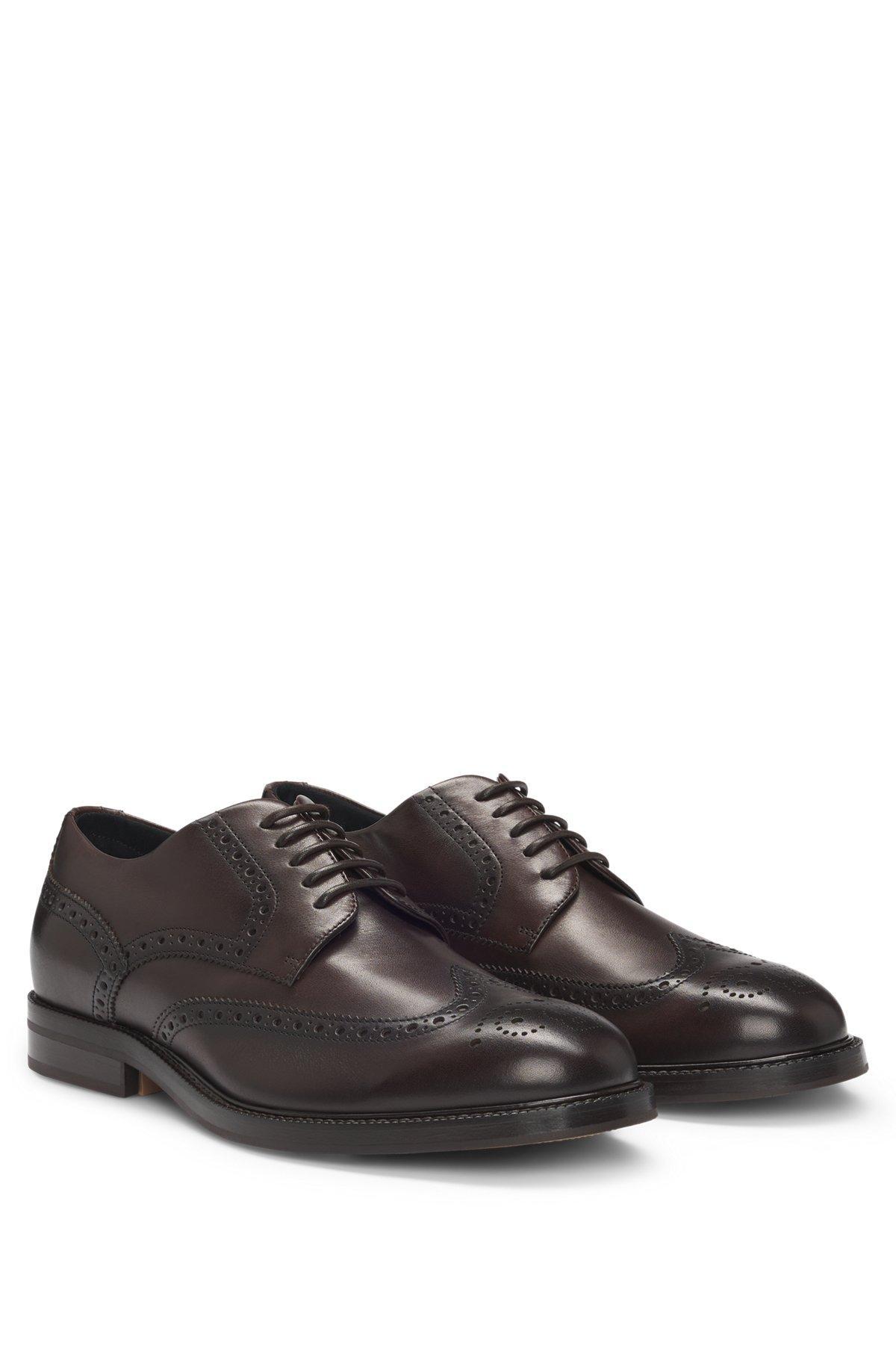 Dressletic Italian-made Derby shoes in leather Product Image