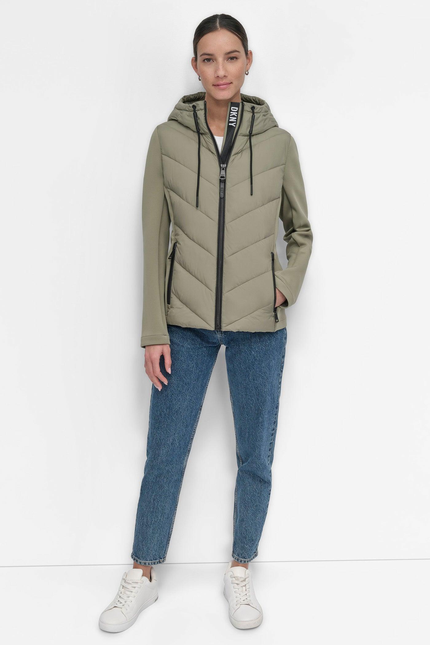 MIXED MEDIA LIGHT WEIGHT PUFFER Product Image