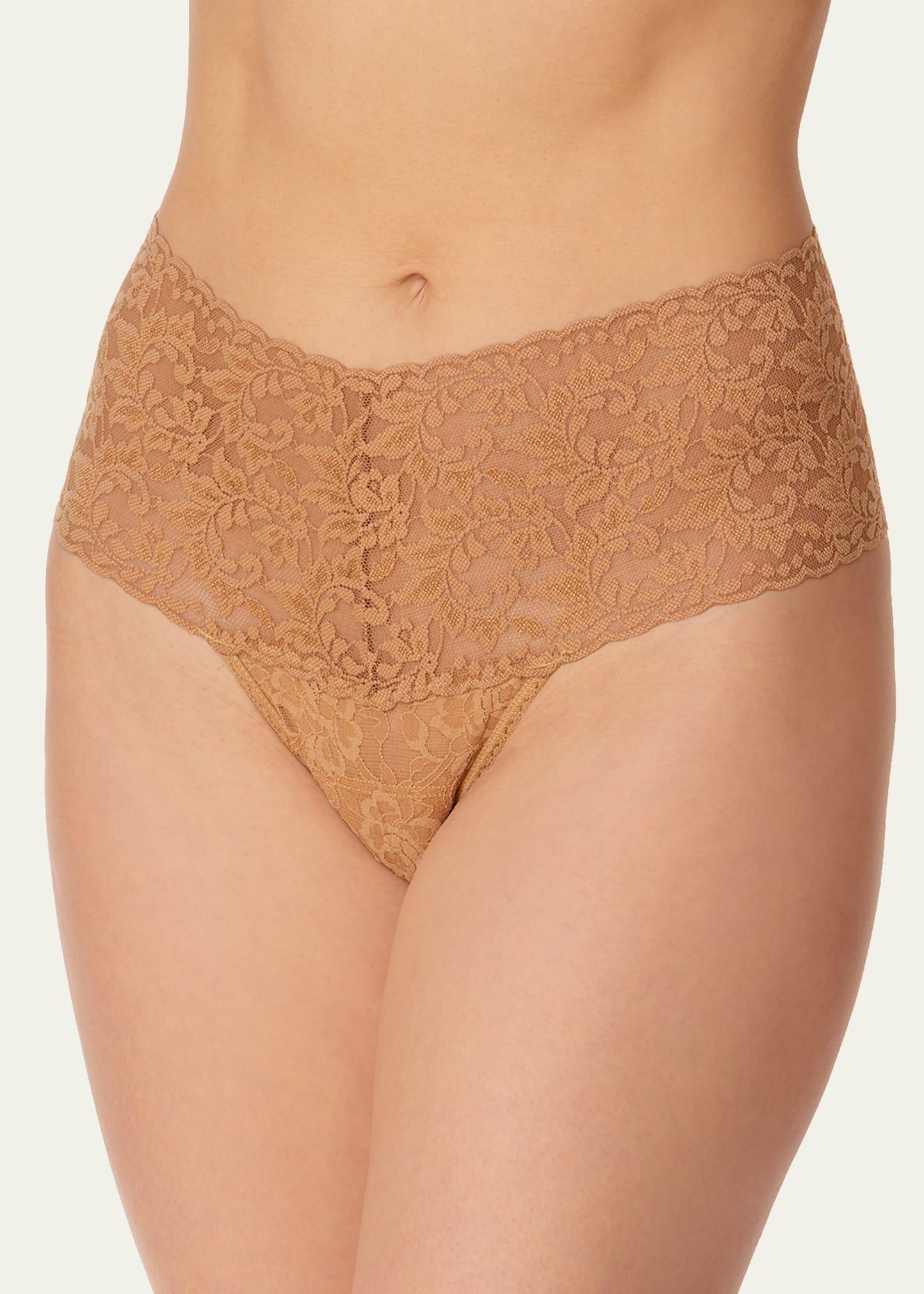 Retro Signature Lace Thong Product Image