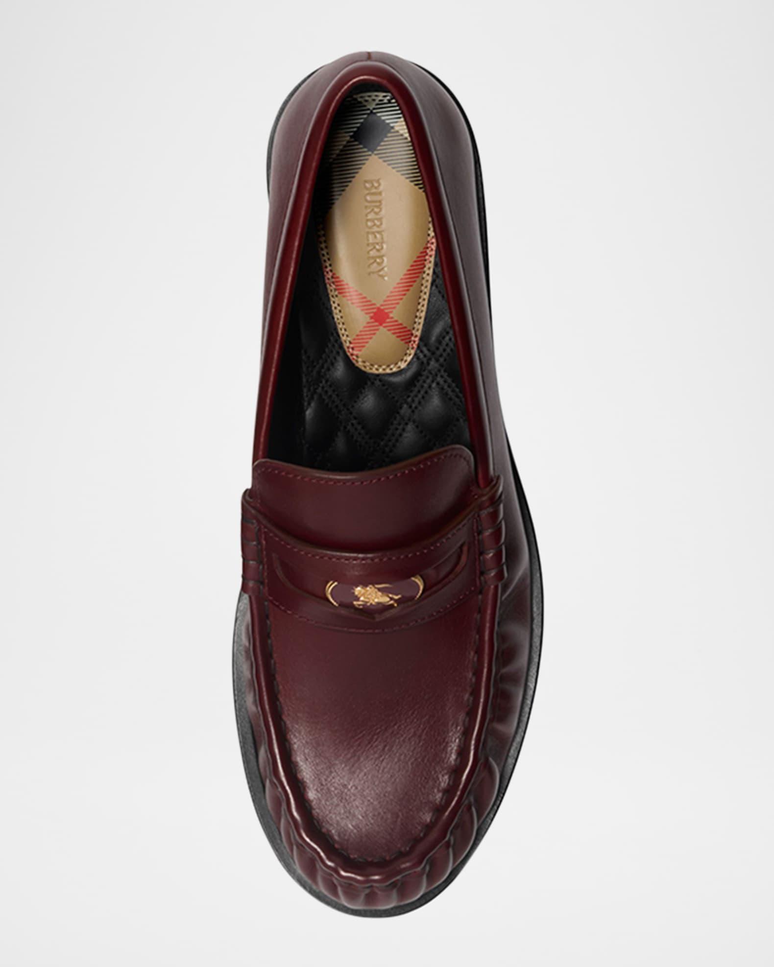 Cadet Grained Calf Leather Penny Loafers Product Image