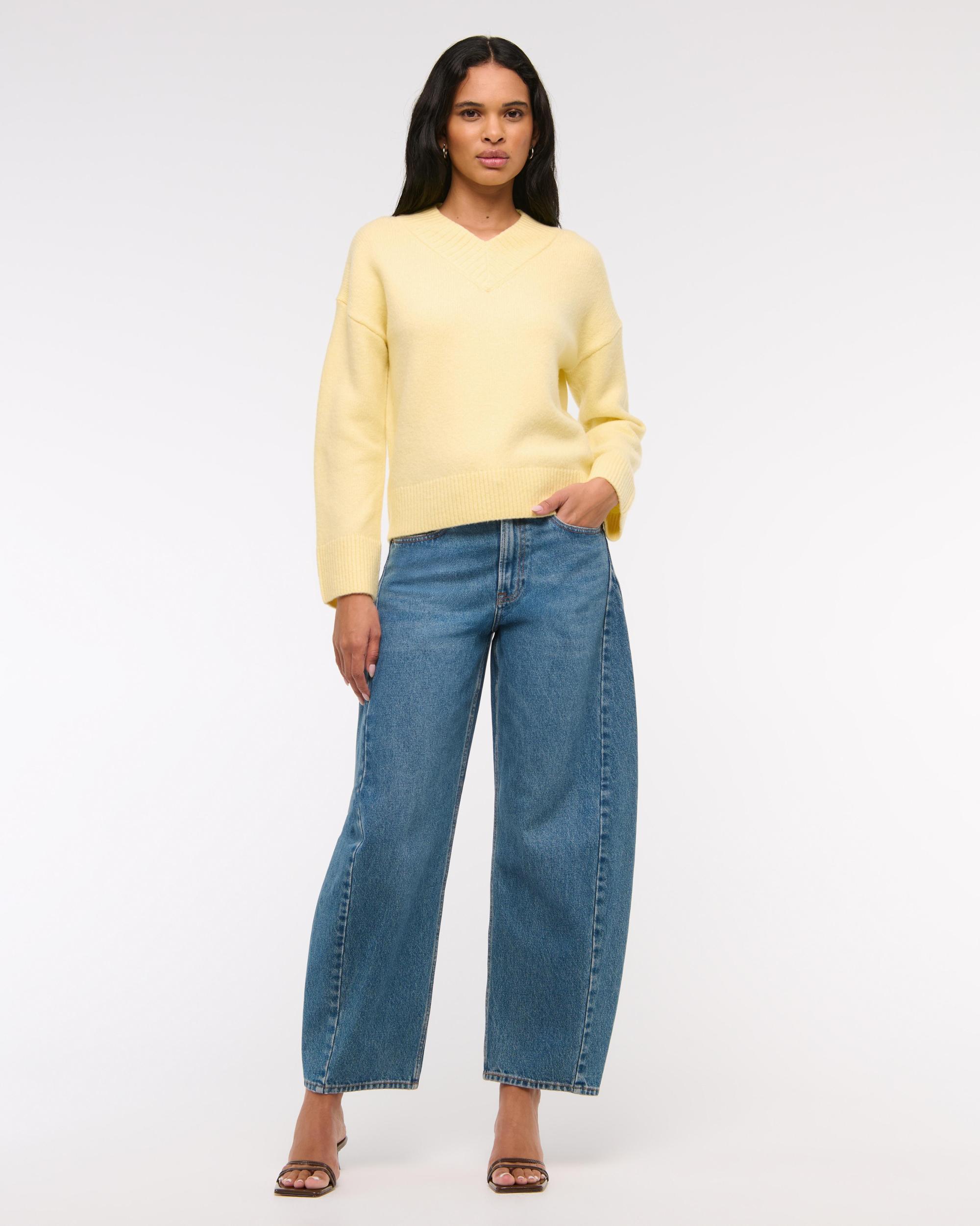 High V-Neck Sweater Product Image