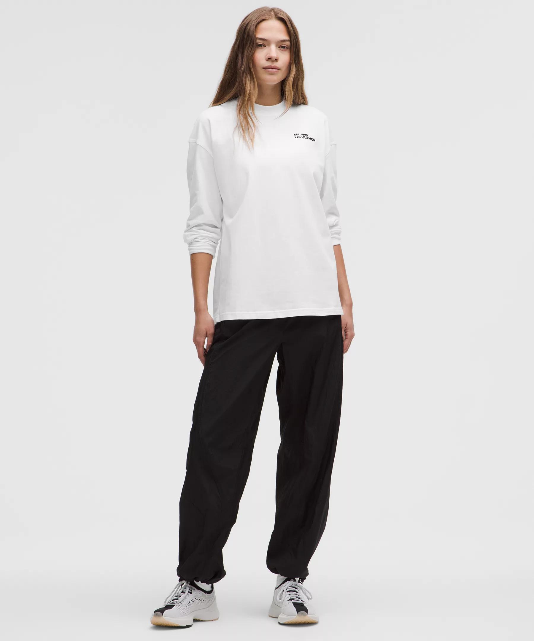 Heavyweight Cotton Crewneck Long-Sleeve Shirt Product Image