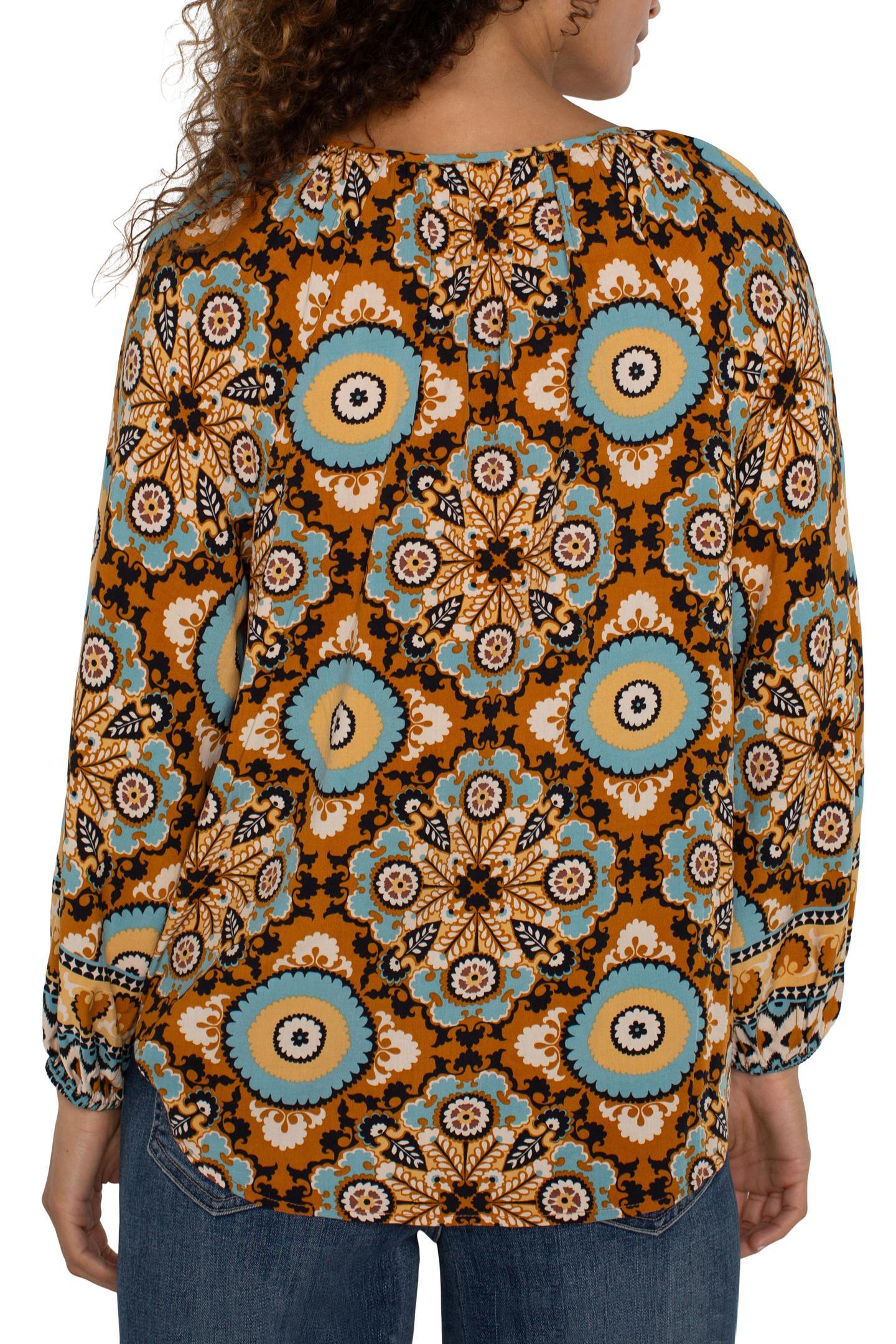 Long Sleeve Button Blouse Product Image