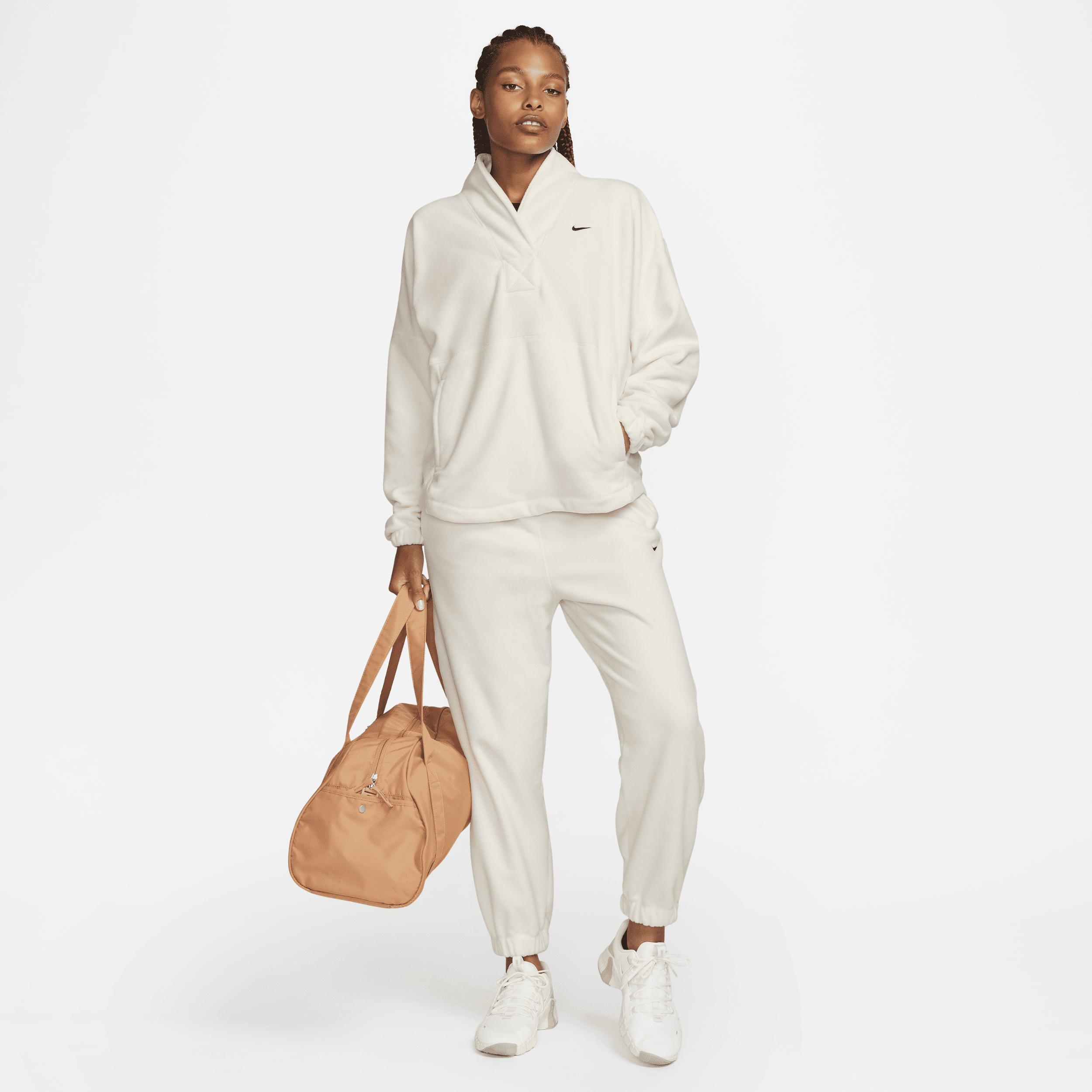 Nike Womens Therma-fit One Long-Sleeve Top - Pale Ivory Product Image
