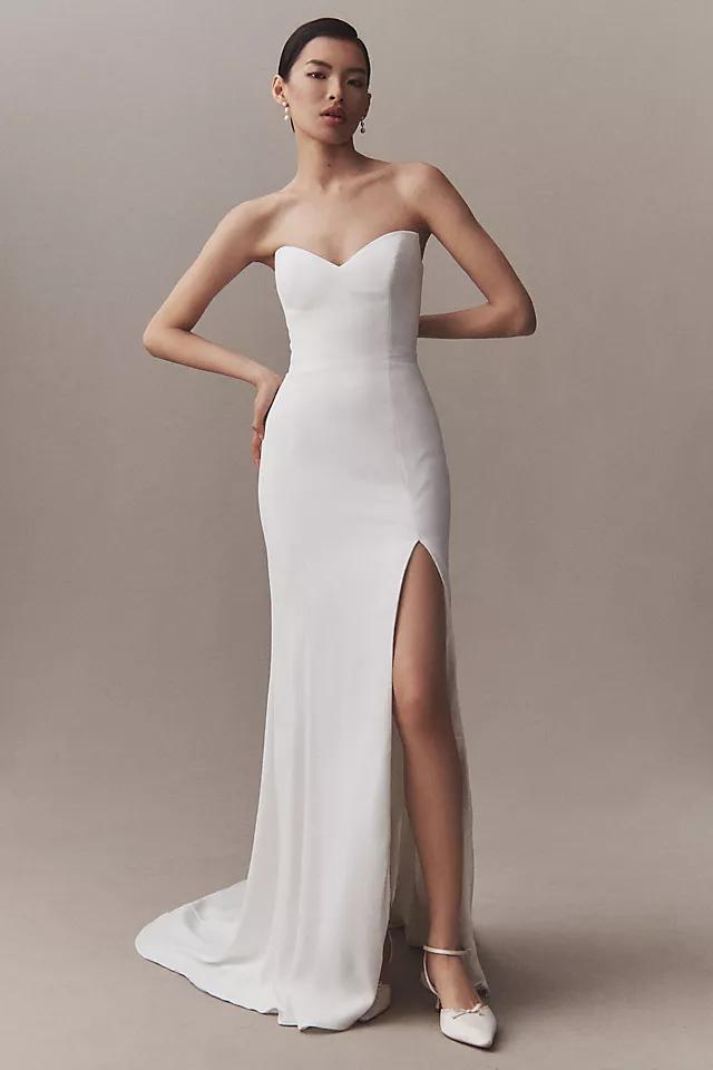 Jenny by Jenny Yoo Hilaire Off-The-Shoulder Fit & Flare Wedding Gown Product Image