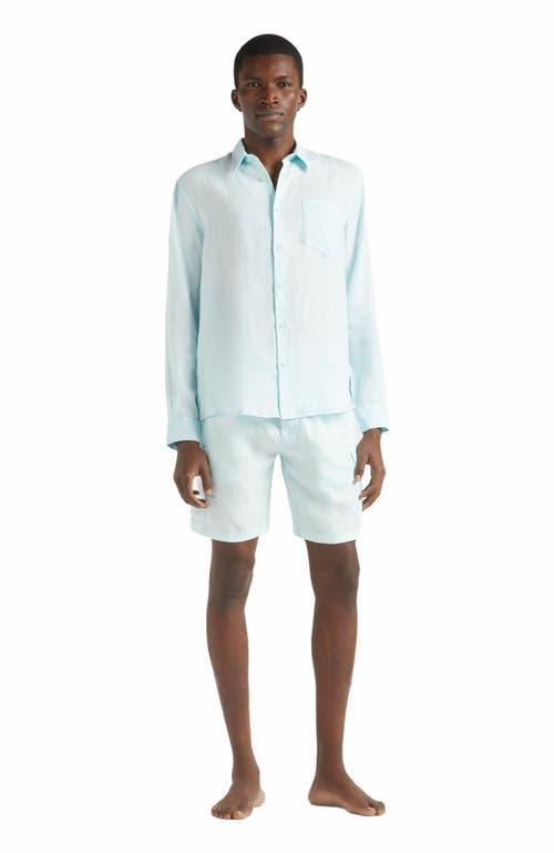 Mens Linen Sport Shirt Product Image