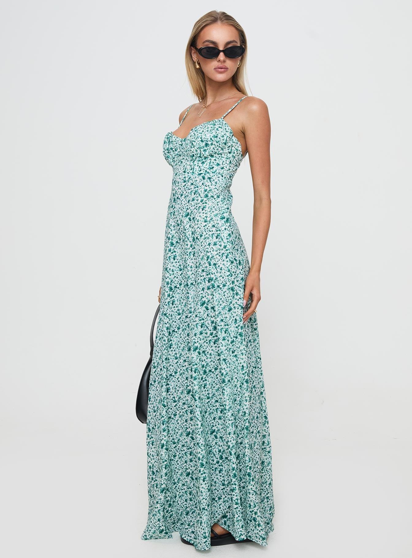 Easten Maxi Dress Green Product Image