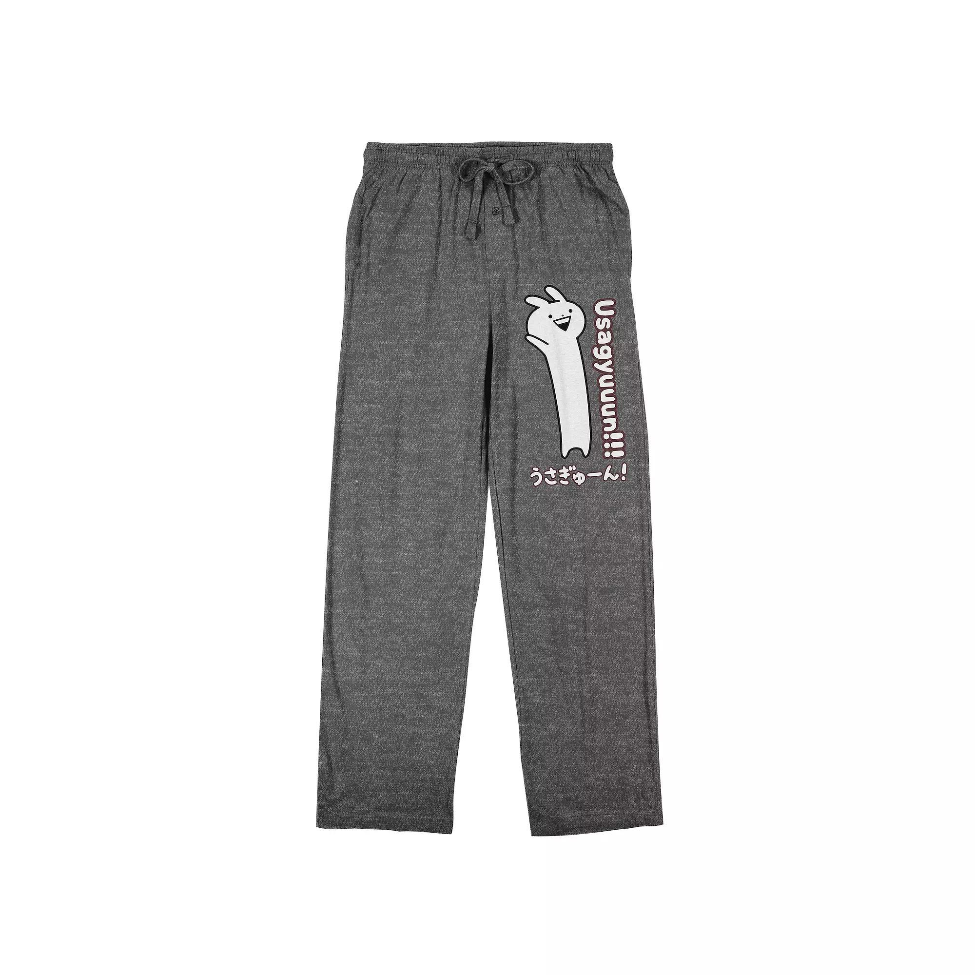 Men's Usagyuuun Sleep Pants, Size: Small, Gray Product Image