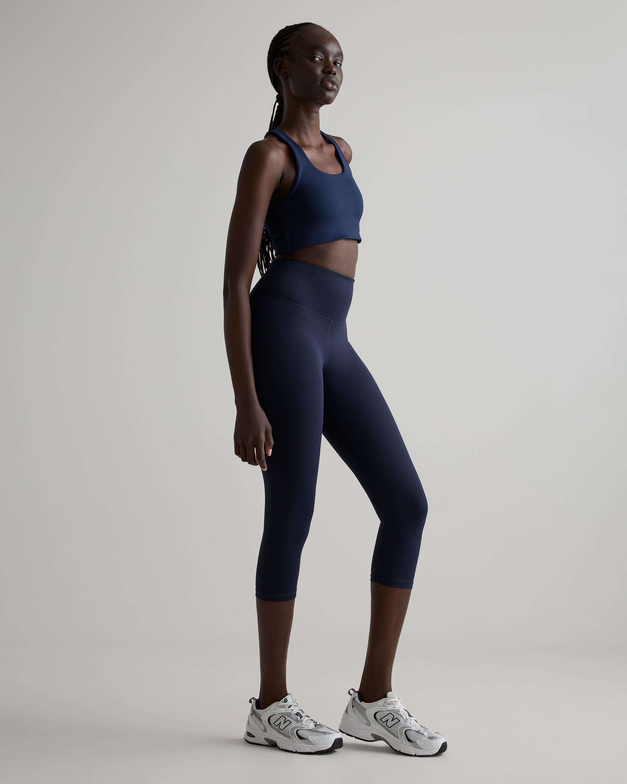 Quince | Women's Ultra-Form High-Rise Capri Size XS, Nylon/Spandex Product Image