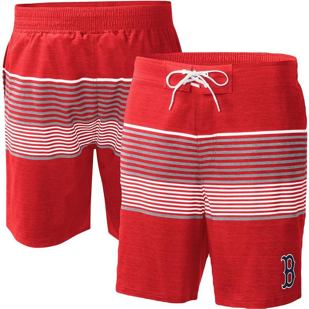 Men's G-III Sports by Carl Banks  Red Boston Red Sox Coastline Volley Swim Shorts, Size: 2XL Product Image