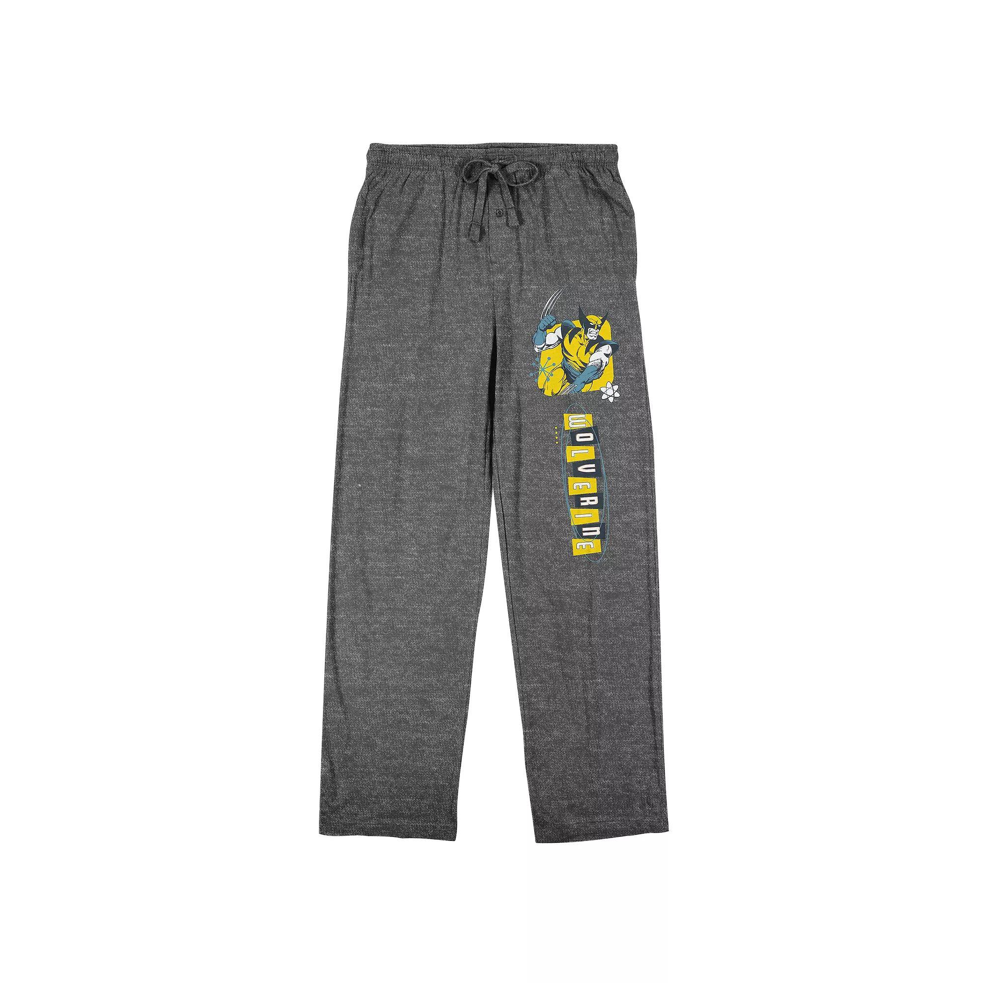 Men's Marvel Comics Presents Wolverine Pajama Pants, Size: XXL, Gray Product Image
