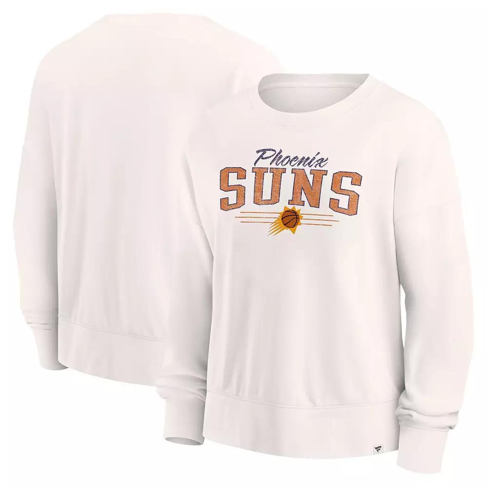 Women's Fanatics Branded Cream Phoenix Suns Close the Game Pullover Sweatshirt, Size: Medium, Phx Beige Product Image