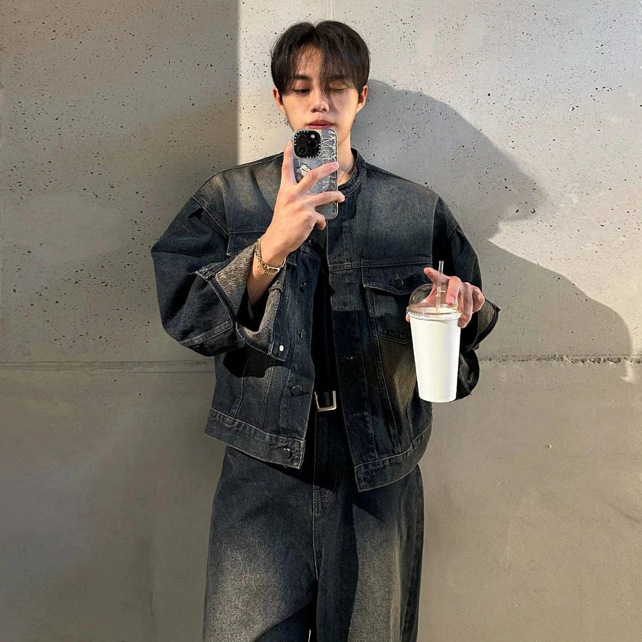 RT No. 19517 WASHED DENIM JK & JEANS Product Image