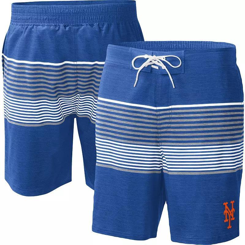 Men's G-III Sports by Carl Banks Royal Chicago Cubs Coastline Volley Swim Shorts, Size: Small, Blue Product Image