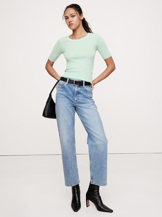 Featherweight Cashmere Scoop-Neck Sweater Product Image