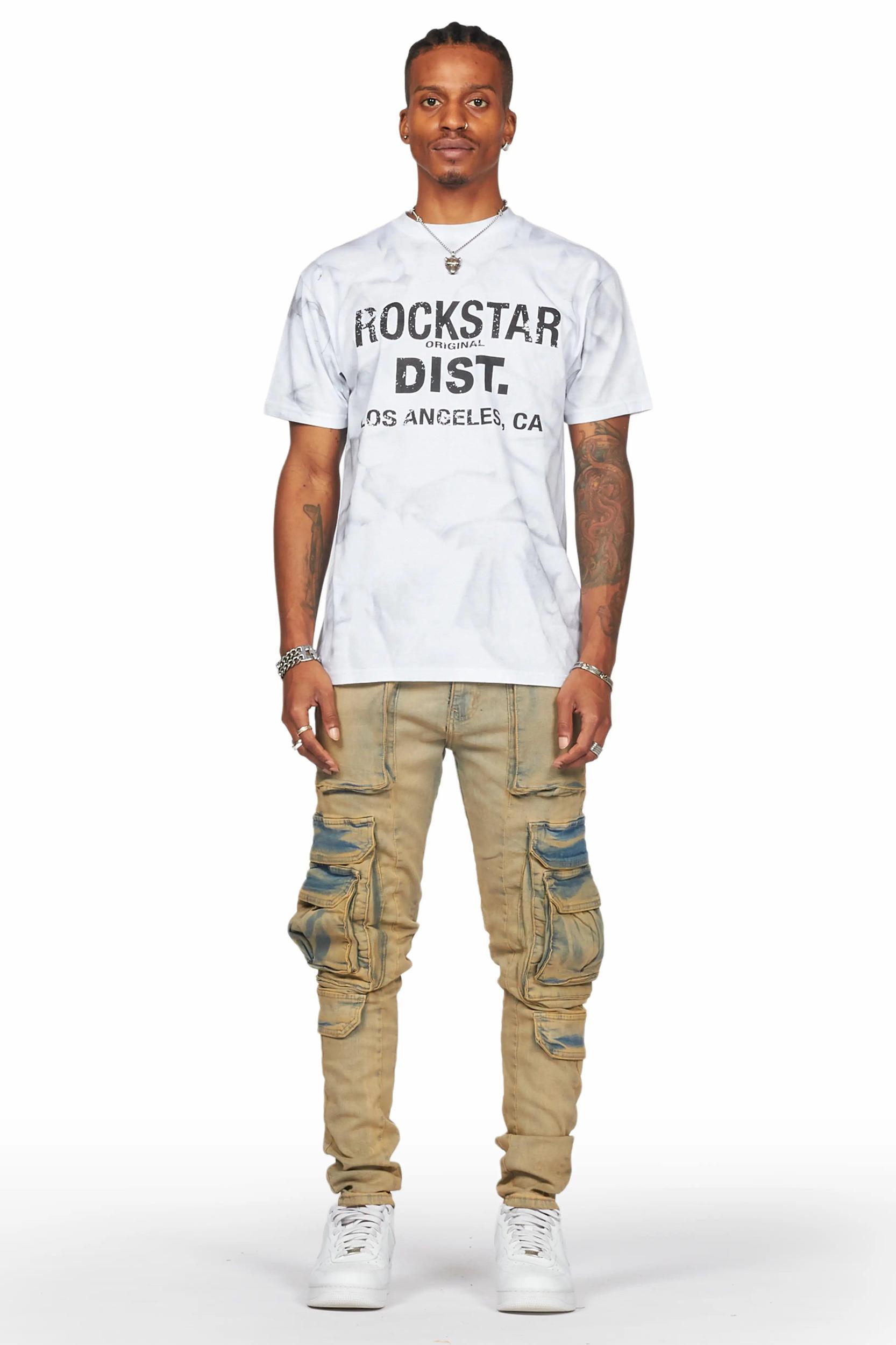Iniko Tint Skinny Fit Cargo Jean Male Product Image