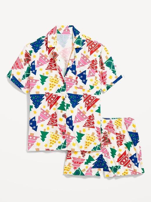 Printed Flannel Pajama Set for Men Product Image
