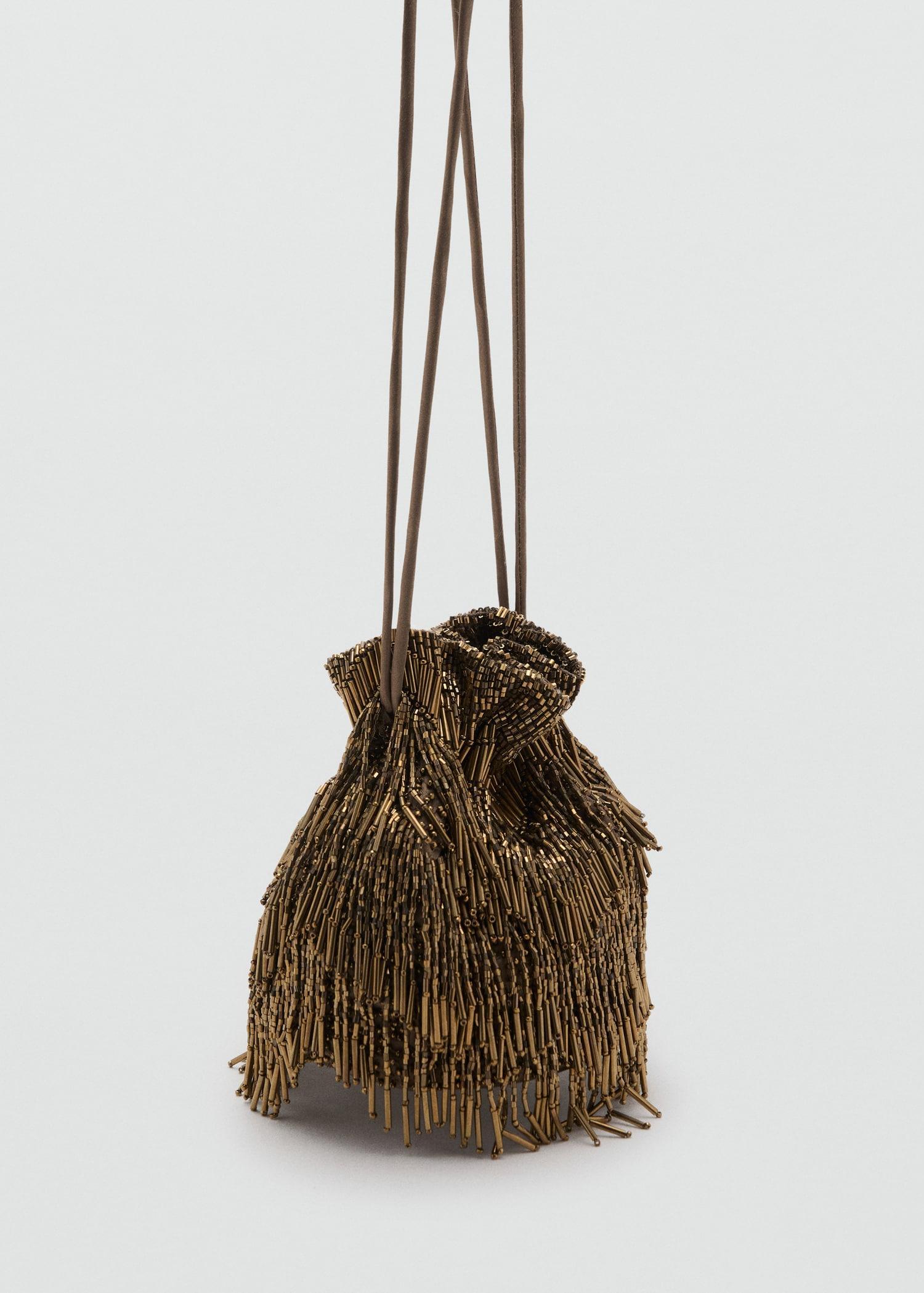 Beaded handbag - Women | MANGO USA Product Image