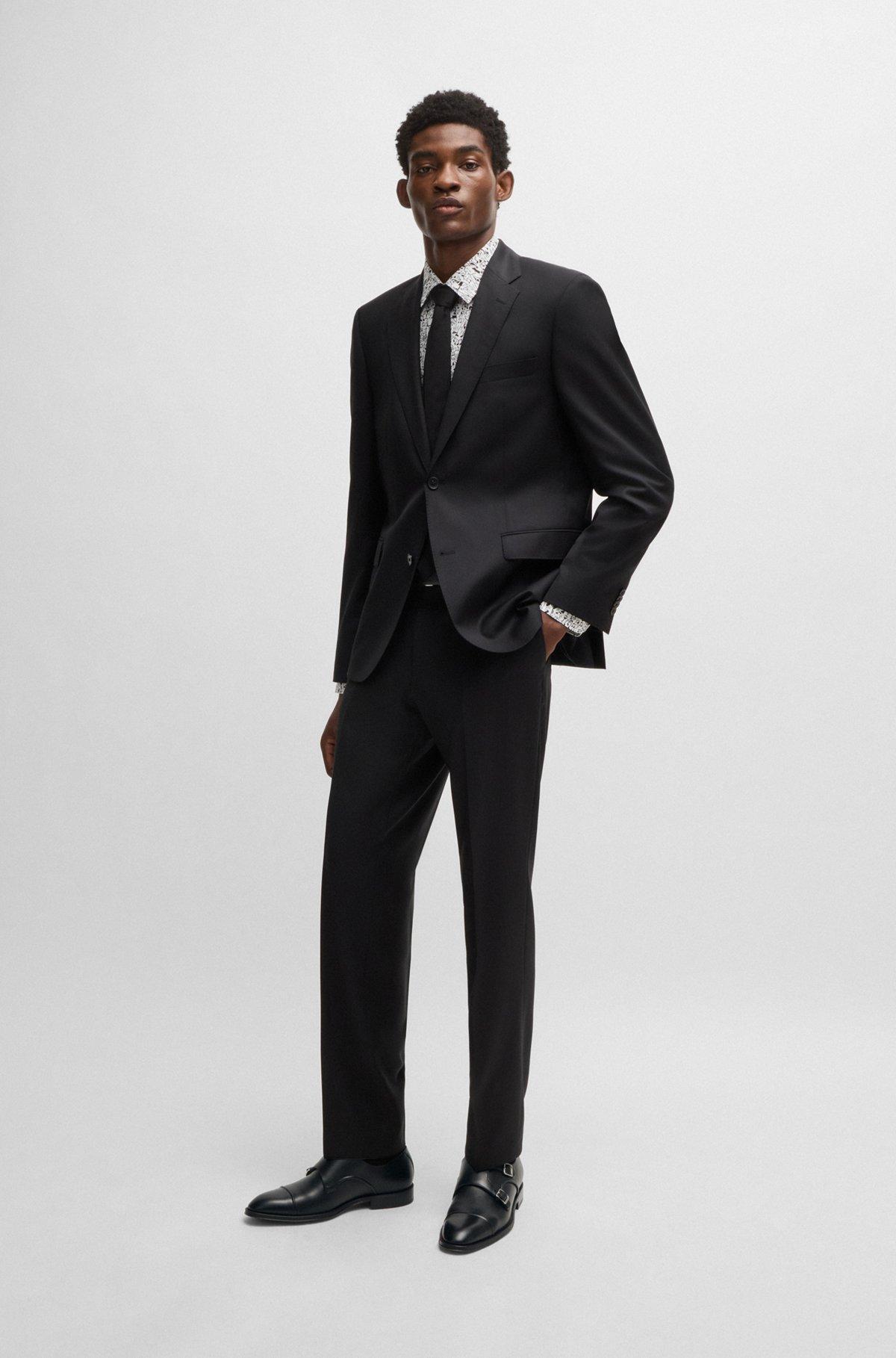 Cap-toe double monk shoes in leather Product Image