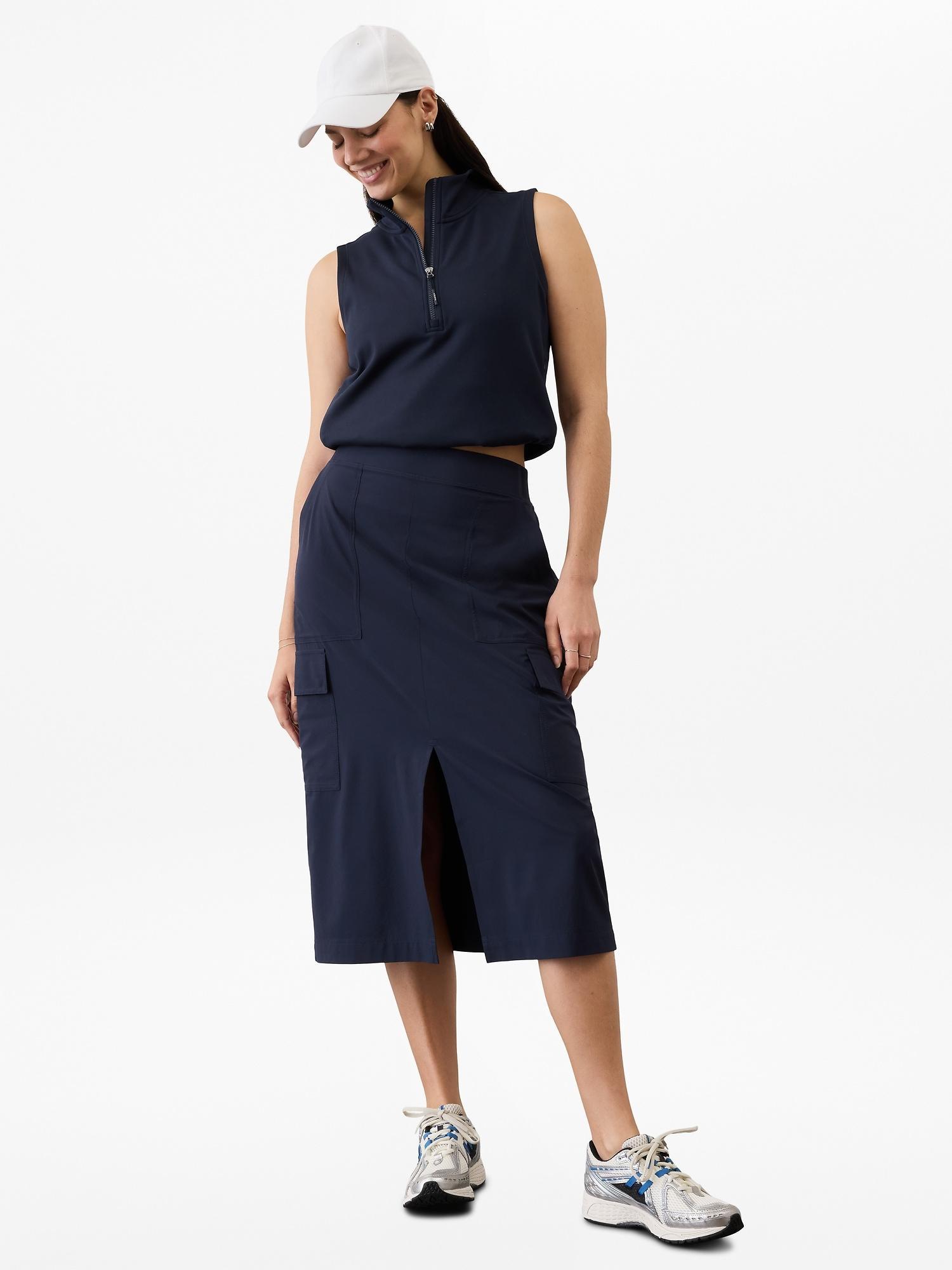 Brooklyn Heights High Rise Cargo Skirt Product Image